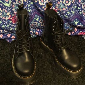 Dr. Marten Jadon Platform Combat Boots